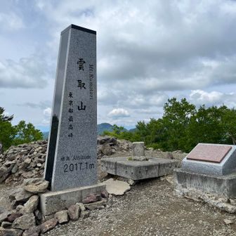 雲取山とうちゃく
東京都のこの標柱、どうも好きになれん