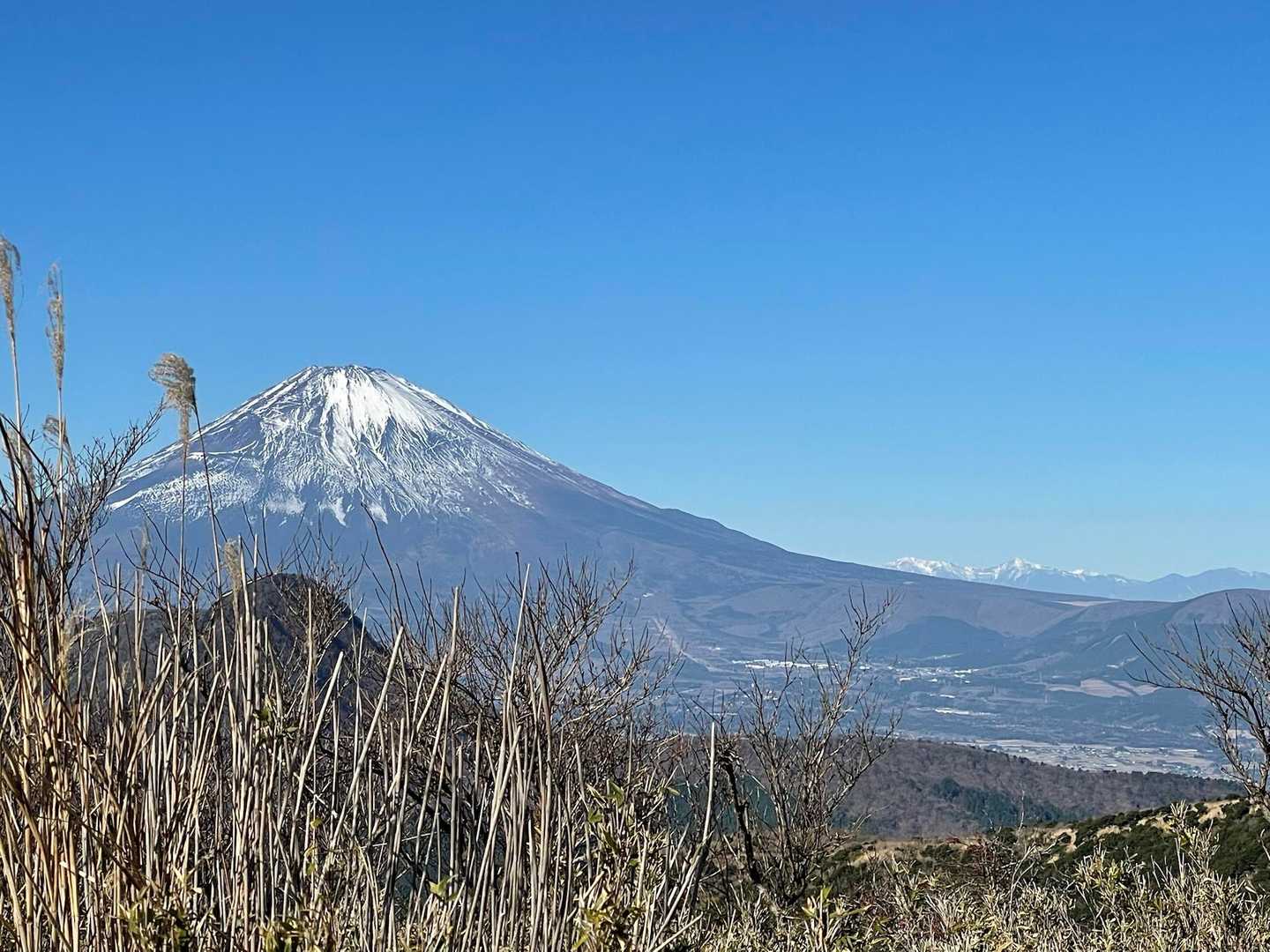 素晴らしい眺めでした👍南アルプスが見えました✨