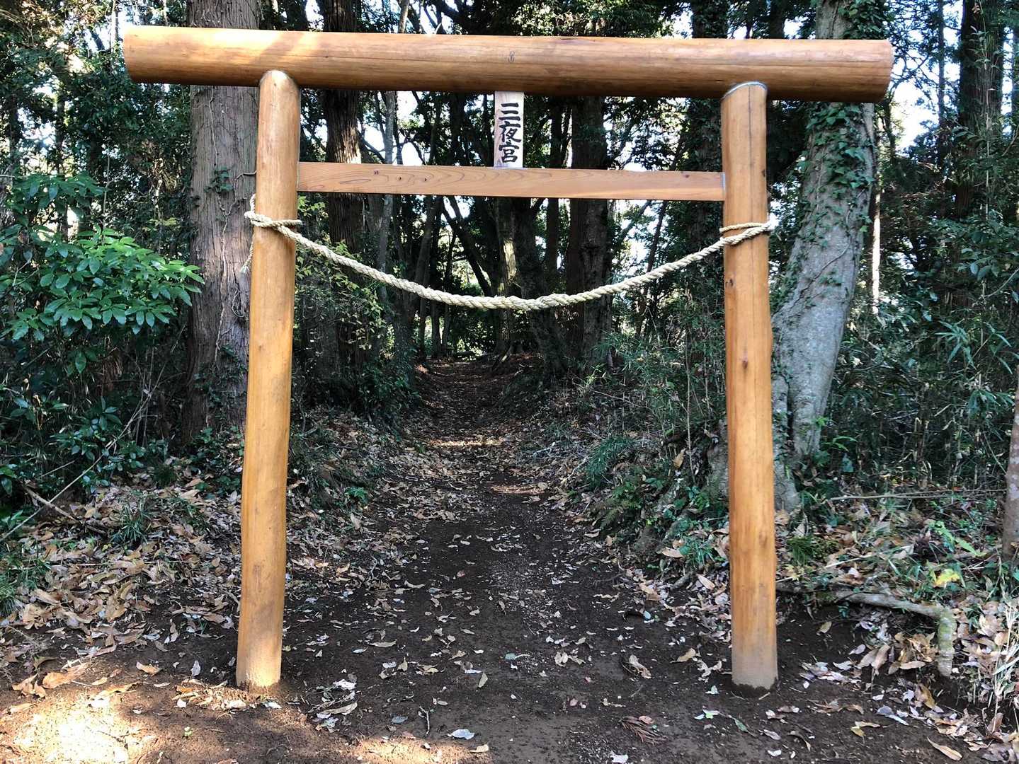 三夜宮の鳥居