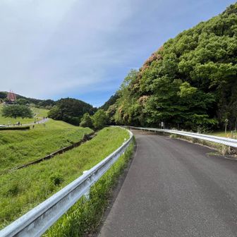 しばらくは舗装路
