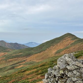 遠くまで道が見渡せて来た
広大なゆったりとした大きな山々⛰️⛰️