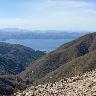 大将旗山山頂からの猪苗代湖。何度観ても素晴らしい眺めです。