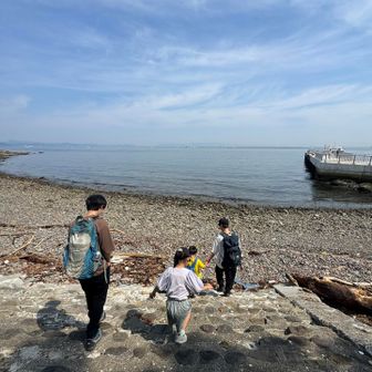 長男、三男が姪っ子や甥っ子の面倒も見てくれます✌️助かります🙌浜辺フナムシがいっぱいで気持ち悪かったです。笑