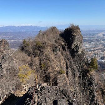 背ビレ岩上から