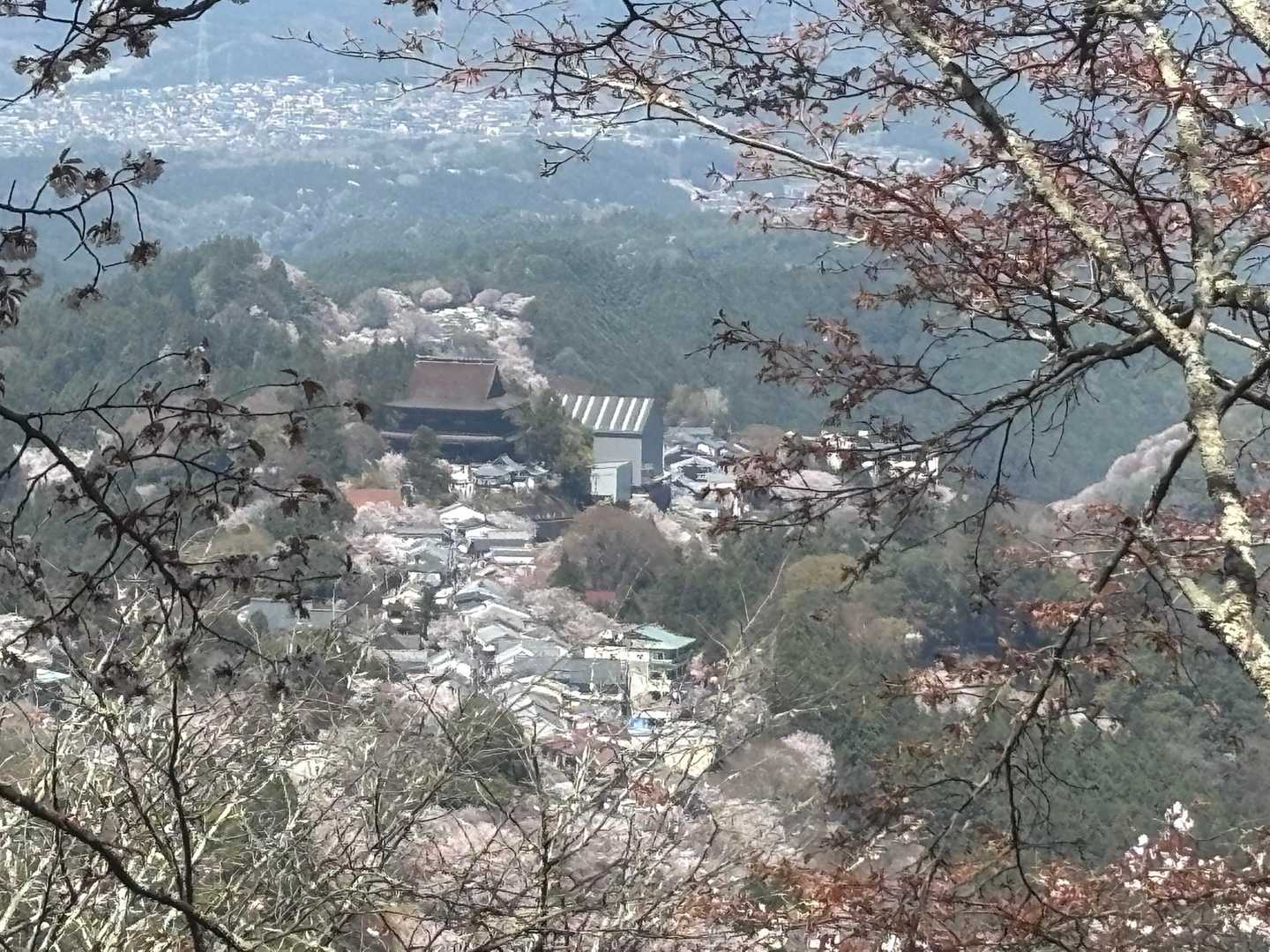 だいぶ上がってきたので、地蔵堂が遠くに