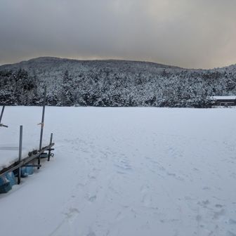 青苔荘から白駒荘方面