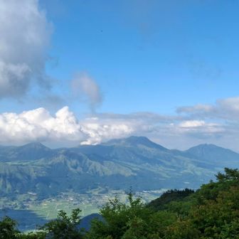 阿蘇五岳がくっきり🤙