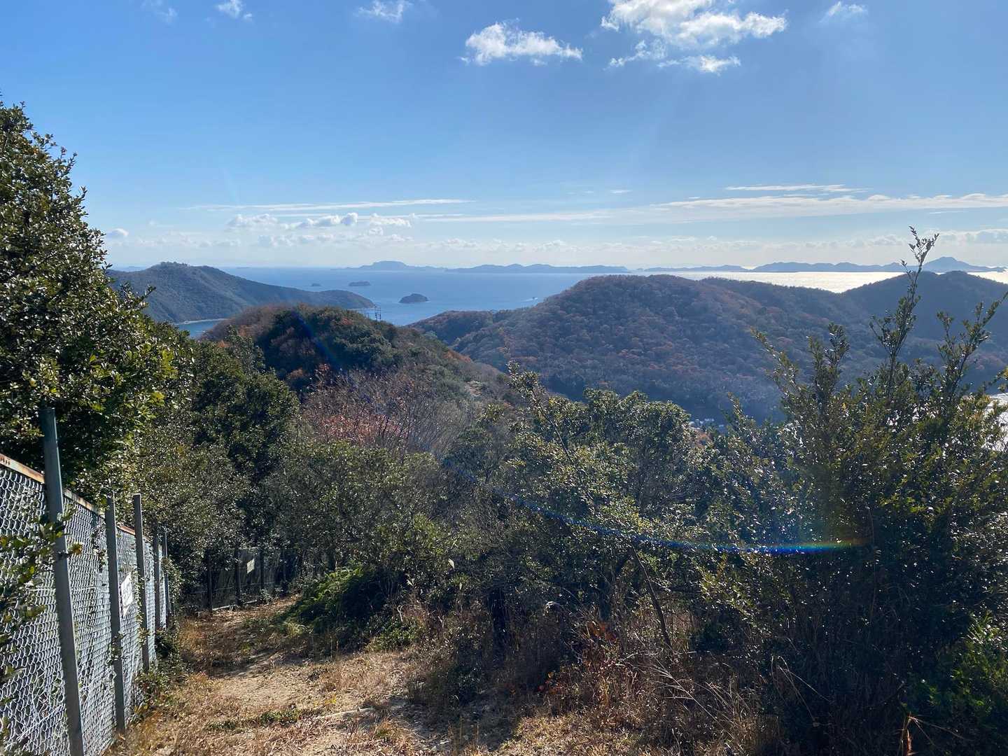 宝珠山-坪江山-みかんのへた山-小島〜坂越遊歩道登山口 周回コースの写真