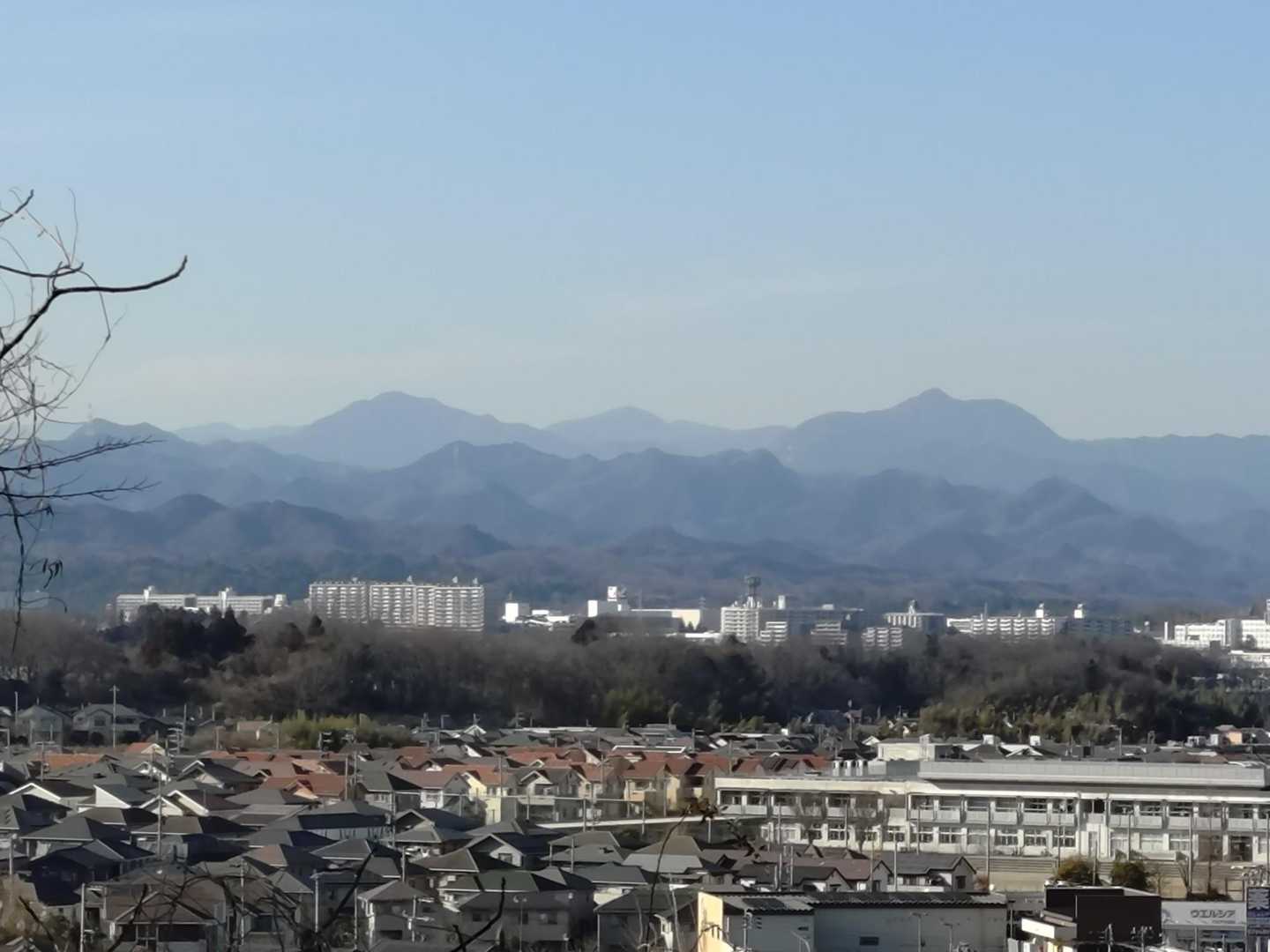 奥多摩三山の御前山、大岳山