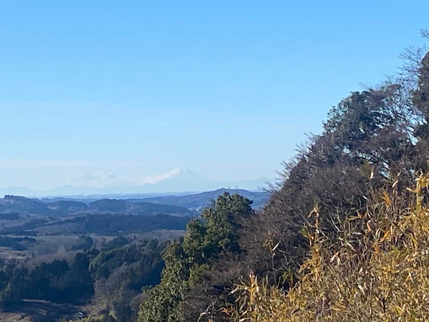 振り返ると本物の富士山が大きく見えました🗻