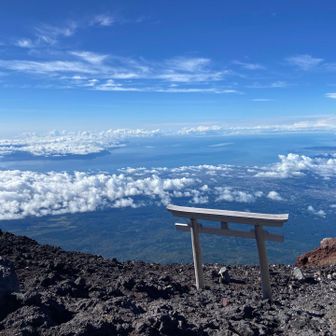 奥宮下岩淵鳥居、もうひと頑張りだねー