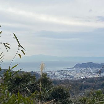 鎌倉市街地、相模湾、伊豆半島