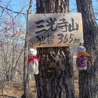 未踏の山です
標識があると嬉しいね