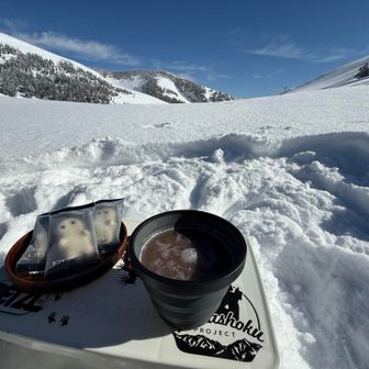 坊やサンタがくれたユキオトコクッキーとお汁粉♡