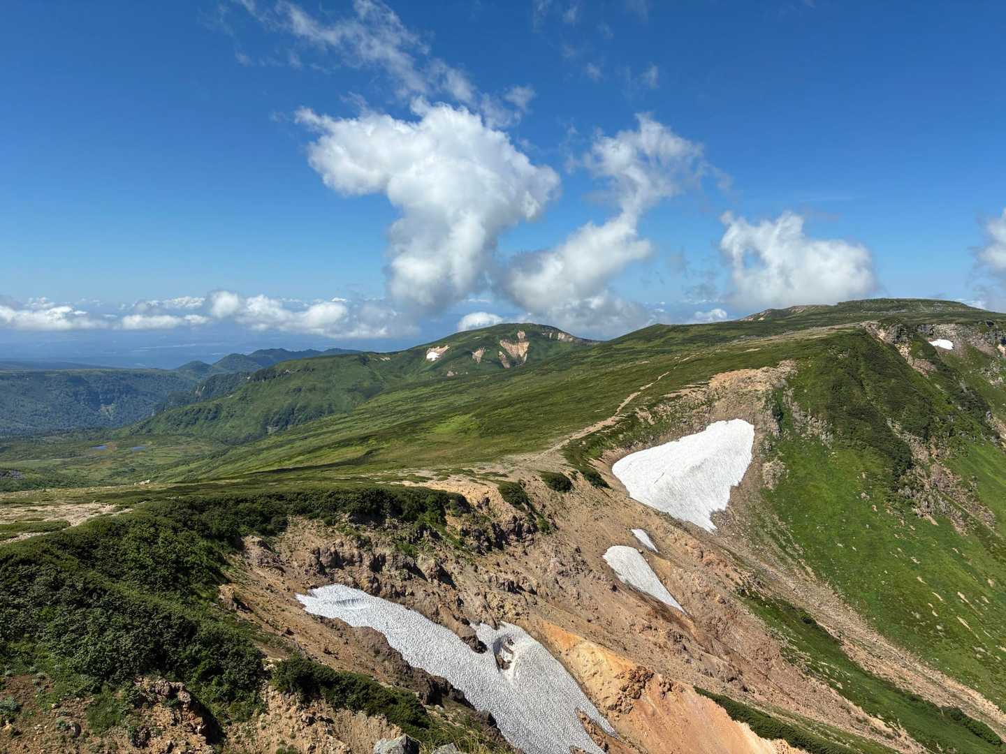 化雲岳登山口-ポン沼-化雲岳 往復コースの写真