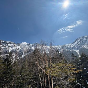赤岳から横岳の稜線