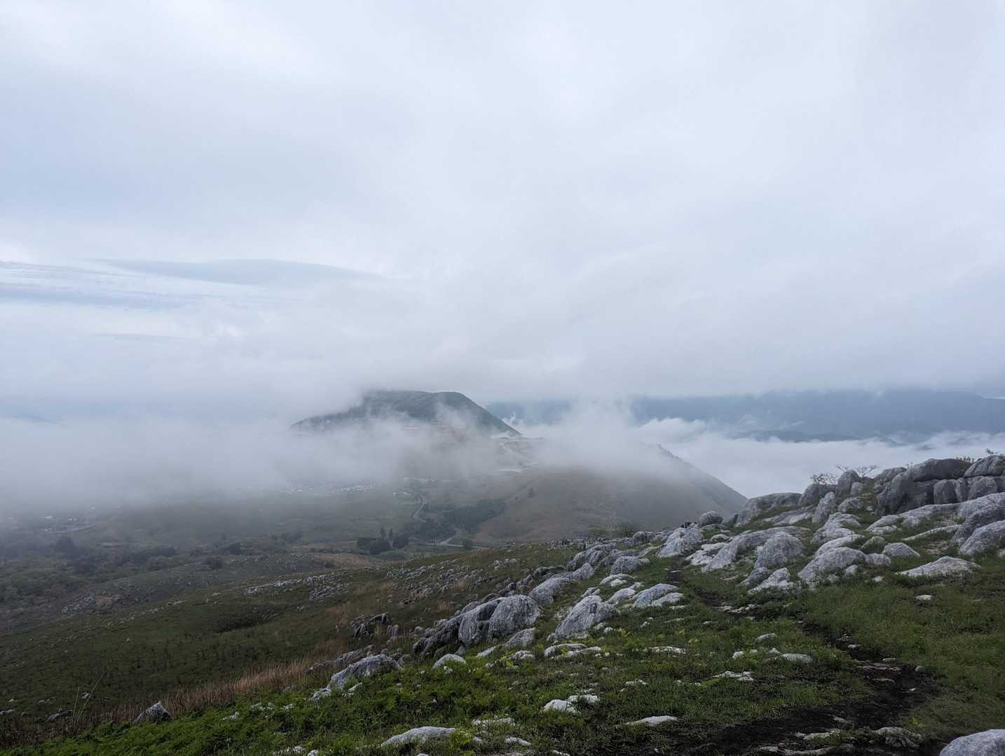 風神山-大平山-中峠-周防台-桶ヶ辻-天狗岩 周回コースの写真
