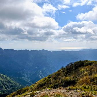 伊勢湾が光ってる^^v
仙ヶ岳方向