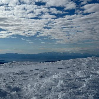 巻機山から飯豊山