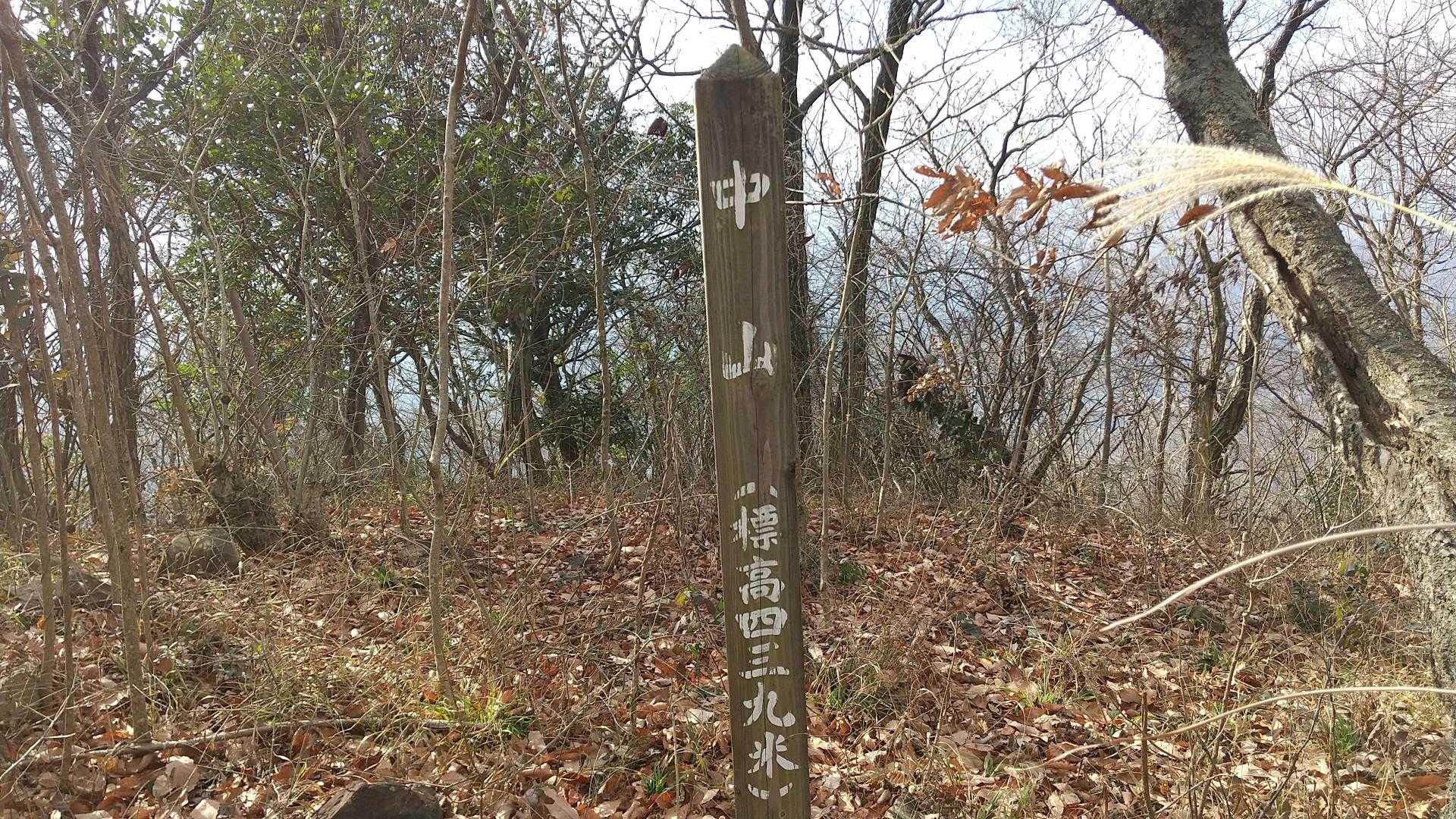 火上山登山口-火上山-出釈迦寺奥の院-我拝師山-大坂峠-筆 縦走コースの写真