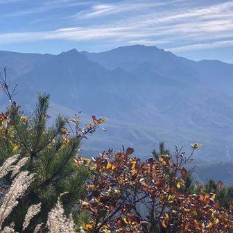瑞牆山と金峰山