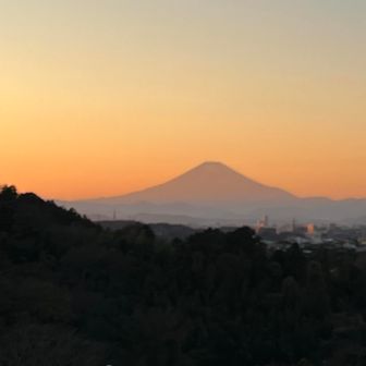 梶原地区からの富士山