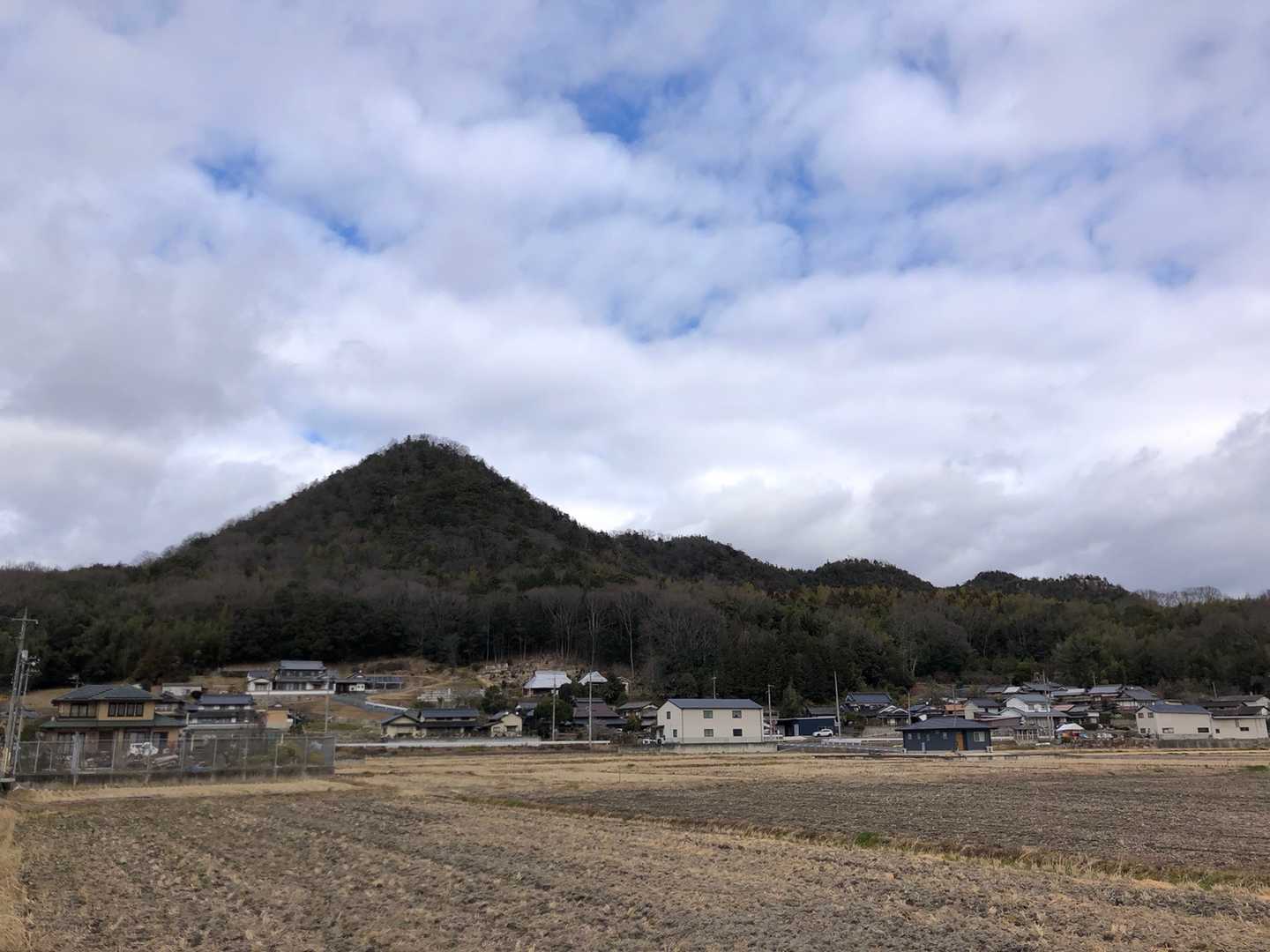 今日登った山の全容
