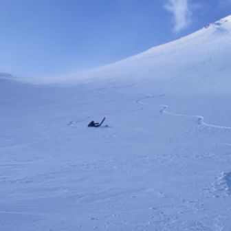 ここ気持ちのいい斜面だったから転んだの後悔してました。
まぁそんな時もあるさ😄