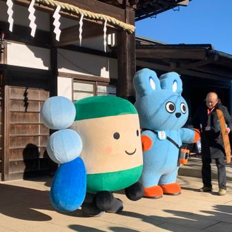 江ノ電のえのんと小田急のもころん