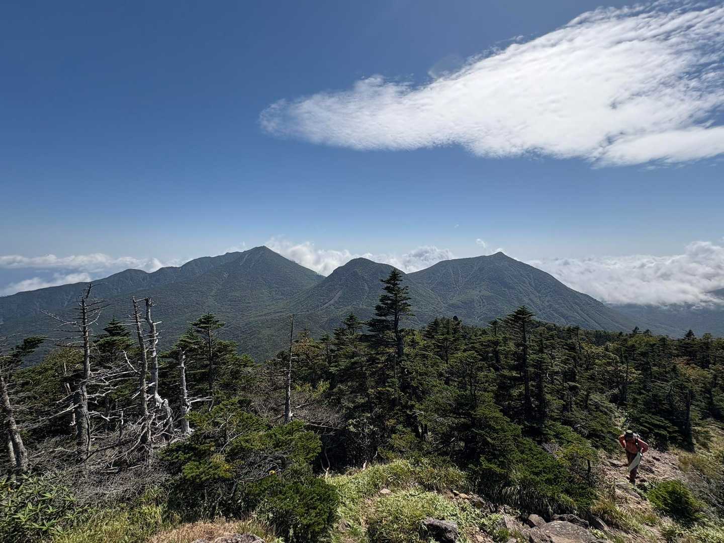 女峰山・小真名子山・大真名子山