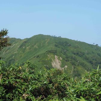 隅根尻山を望む