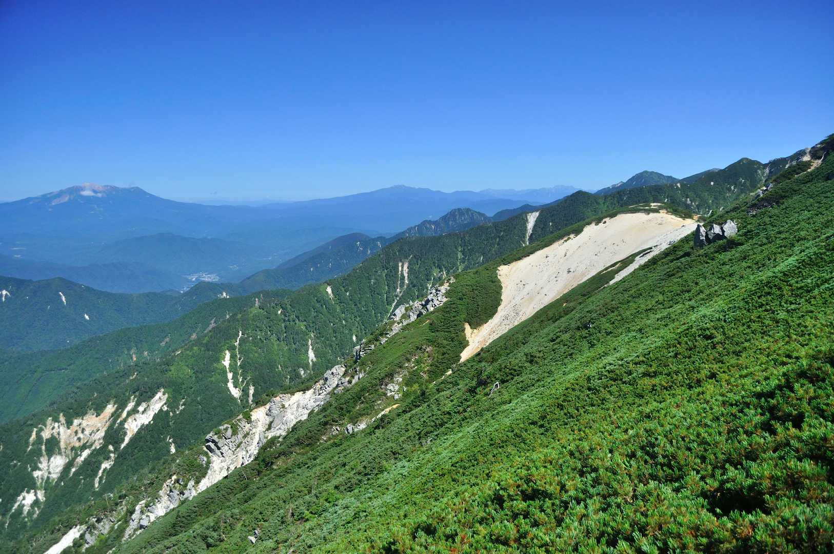 ゲート-伊奈川ダム登山口-越百山 往復コースの写真