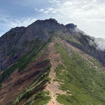 中岳からの赤岳
