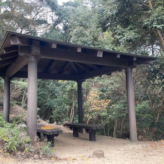 東屋あります。