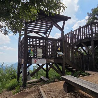 やっと山頂展望台⛰️