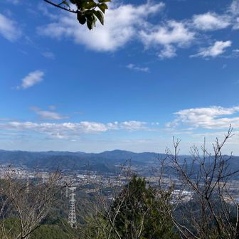 天狗岩509.8mに寄りました。
大天狗が棲みついていたといわれる。
林道からちょっと登って、良い眺め✨