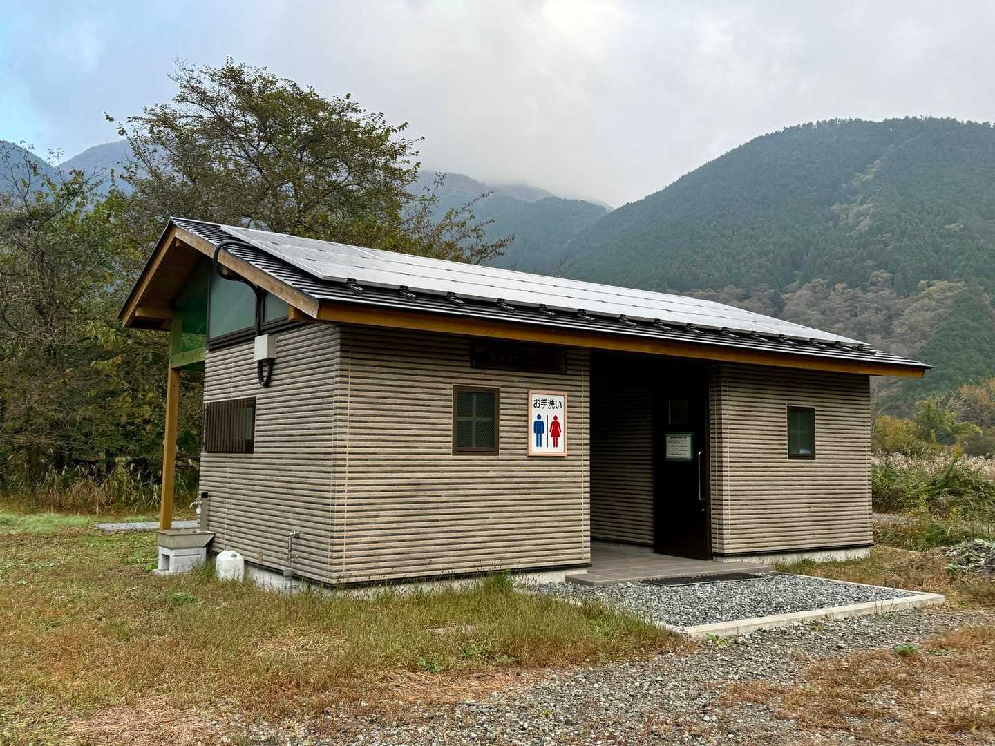 トイレあり
水道🚰も出るよ