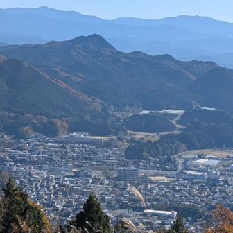 見晴台迄戻って来ました!
下界は榛原の住宅地です✨