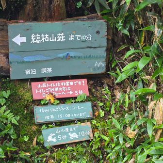 縞枯山荘へ