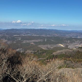 高鈴山の展望台からの景色