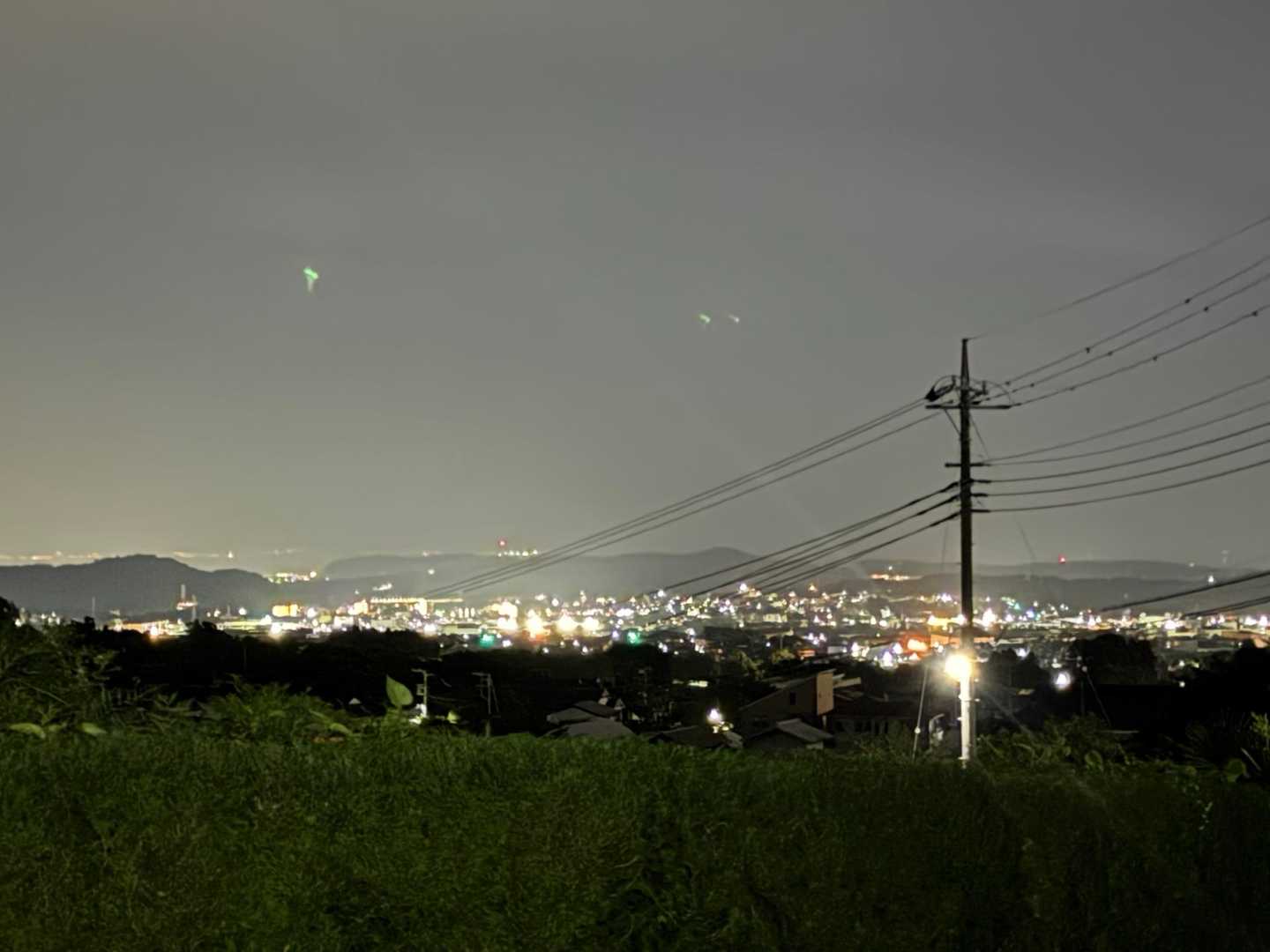 秦野の夜景