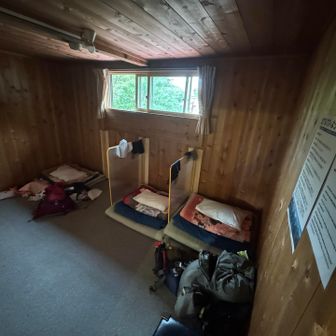 5人部屋に2人でゆったりと泊まれました。
