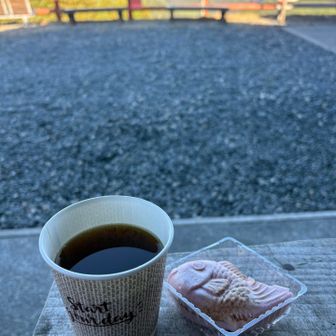 お湯持ってきたのでコーヒータイム