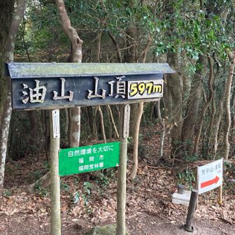 地下鉄で来たので標高差600m、なかなか。