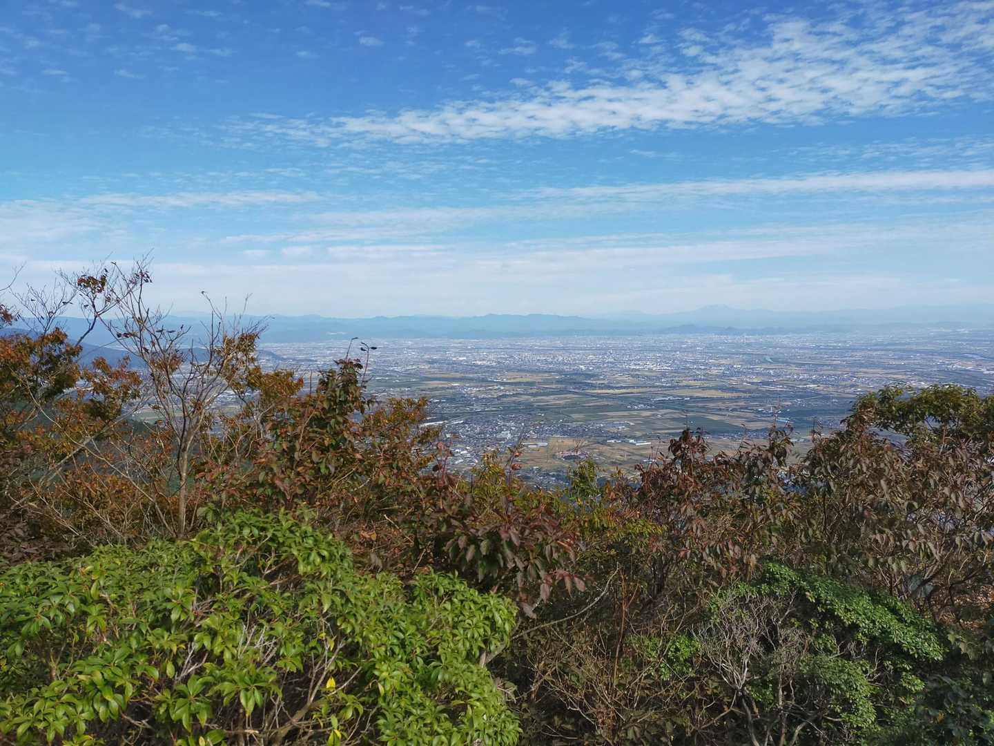 町並みがよく見えるとても良い山です
