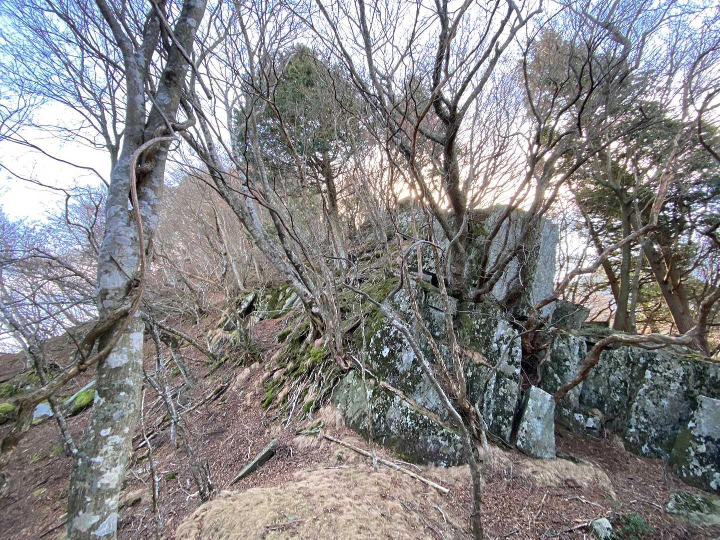 やっと目の前に下兜のピークが