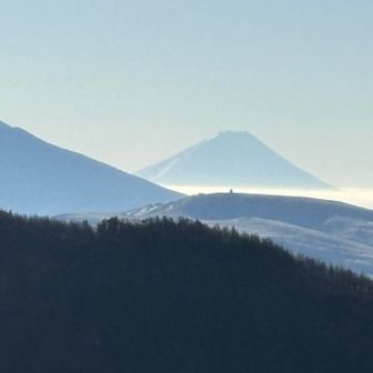 アップで富士山🗻