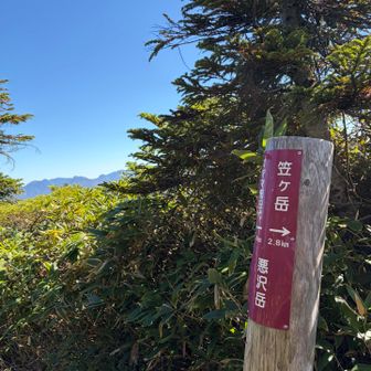 悪沢岳に寄り道