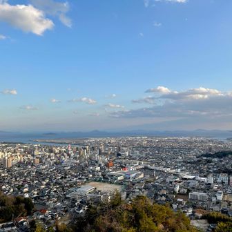 岩国駅スタートで山頂まで30分くらい。