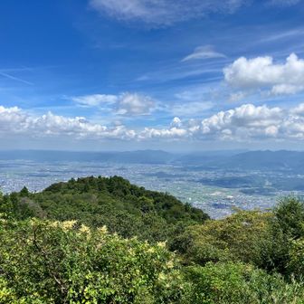 白樺食堂からの奈良盆地
